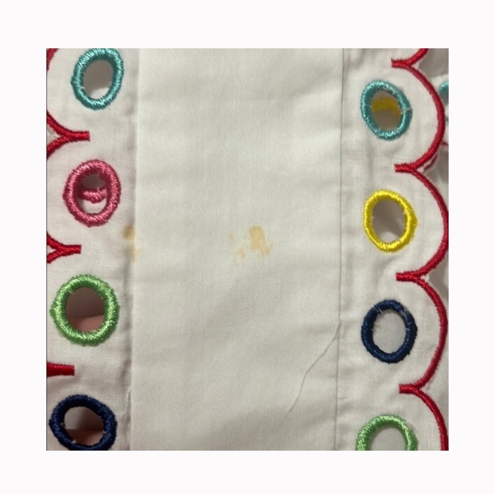 CeliaB White Long Sleeve Dress with Colorful Accents - Picture 8 of 8